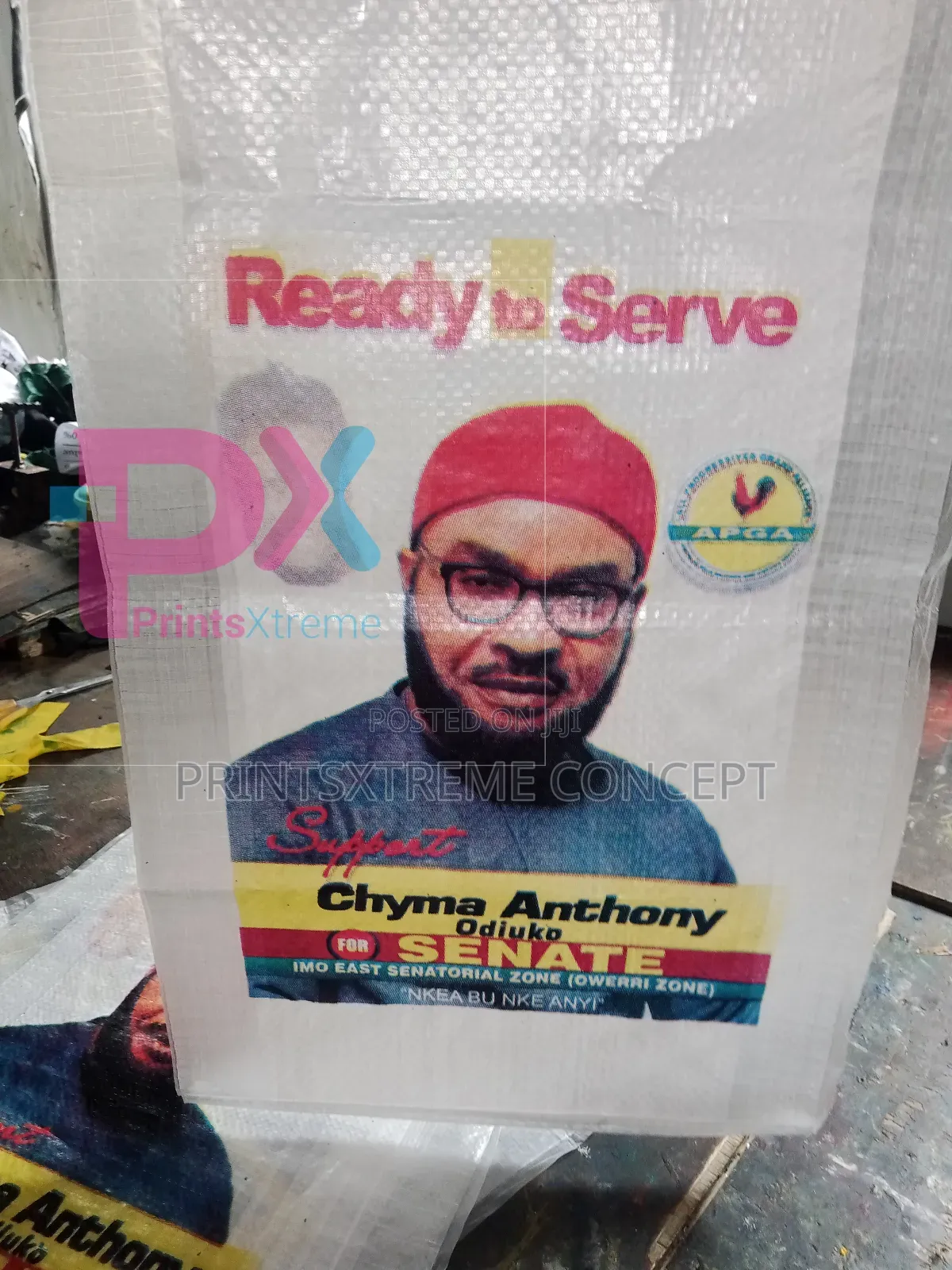 Image Printing on Rice Bag