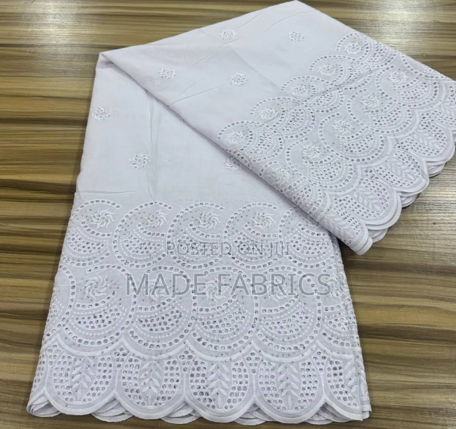 Classic White Swiss Voile Lace