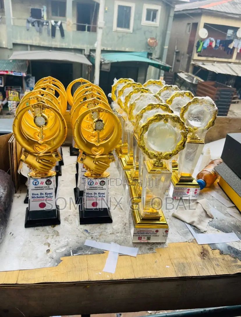 Crystal Trophies Available Available
