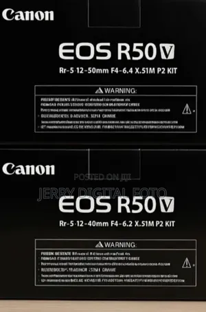 Canon Eos R50v With Lens 12-50mm