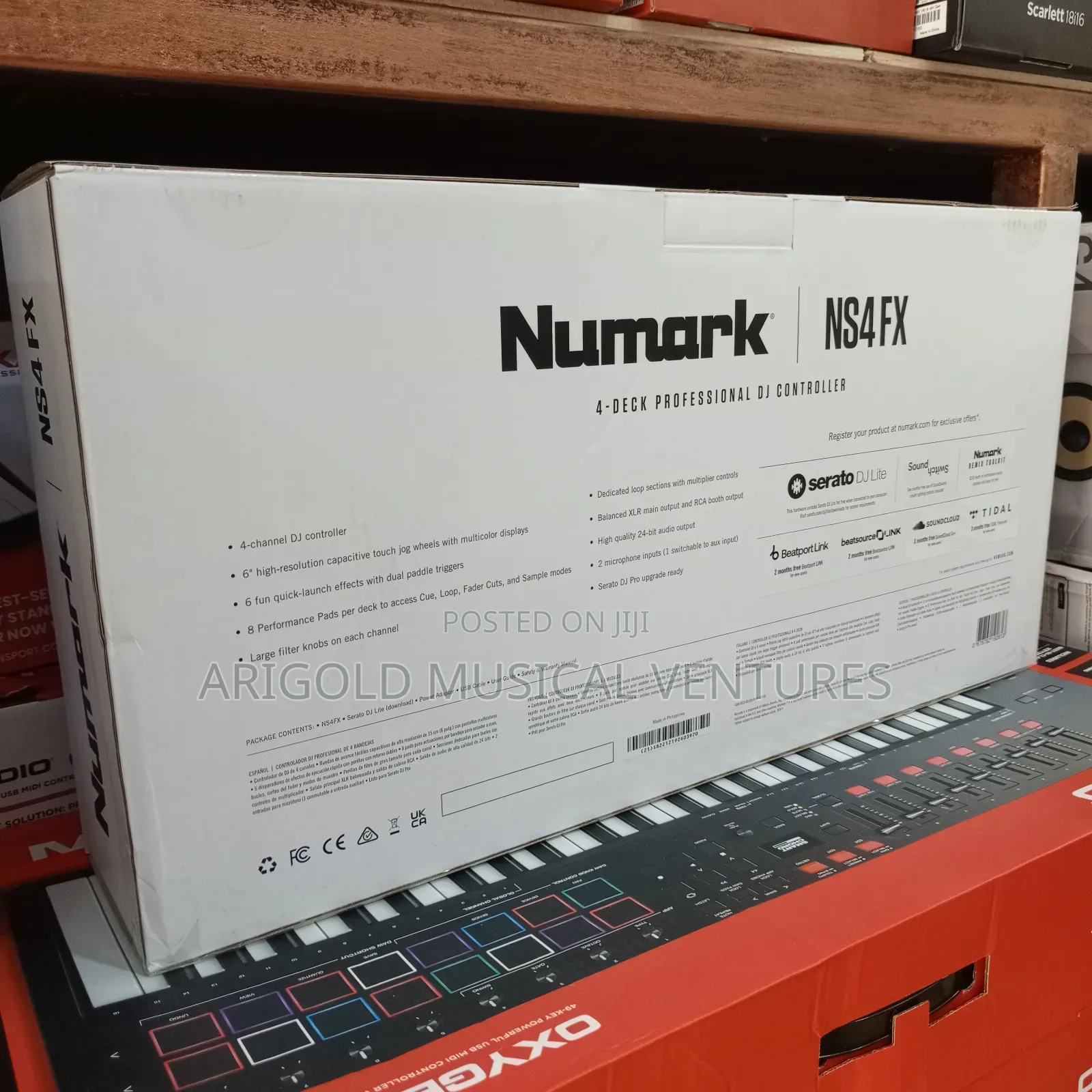 Professional Dj Controller Numark Ns4fx Big Name  