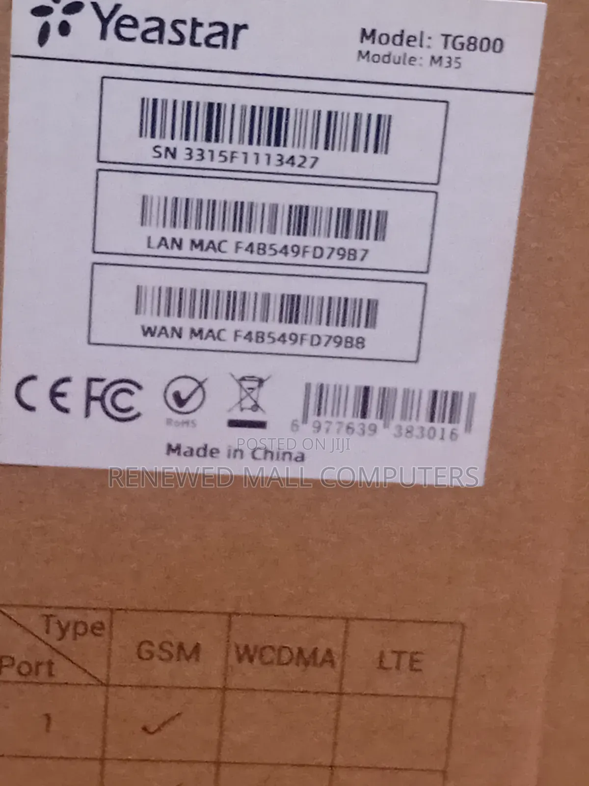 Yeaster Tg800