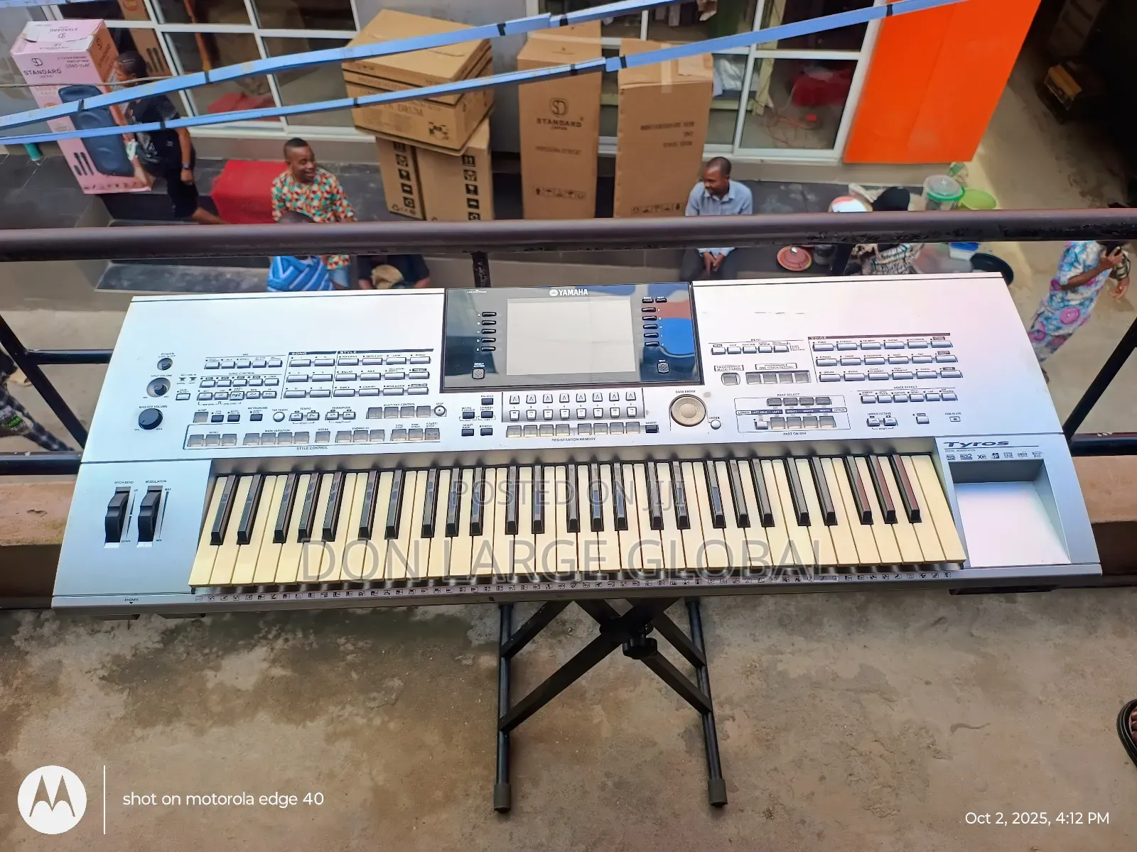 Yamaha Tyros 2 Keyboard