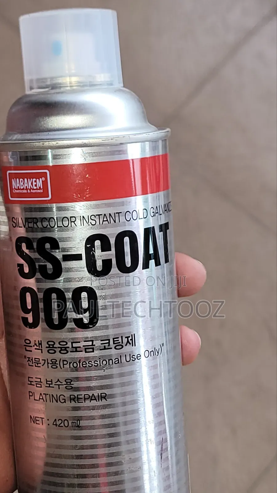 Silver Color Instant Cold Galvanized Spray