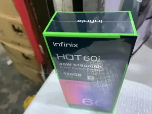 New Infinix Hot 60i 128 GB Black