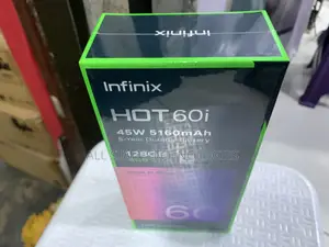 New Infinix Hot 60i 128 GB Black