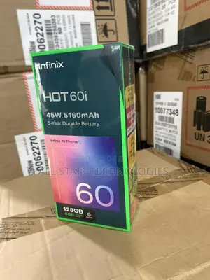 New Infinix Hot 60i 128 GB Black