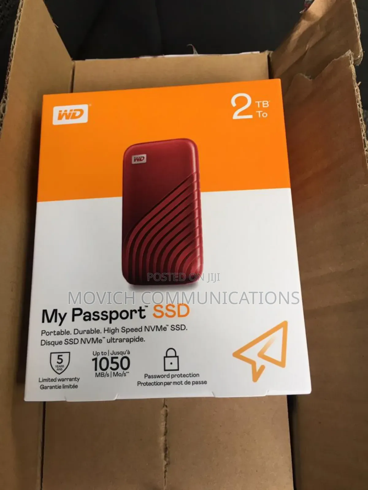 W.D My Passport SSD 2tb