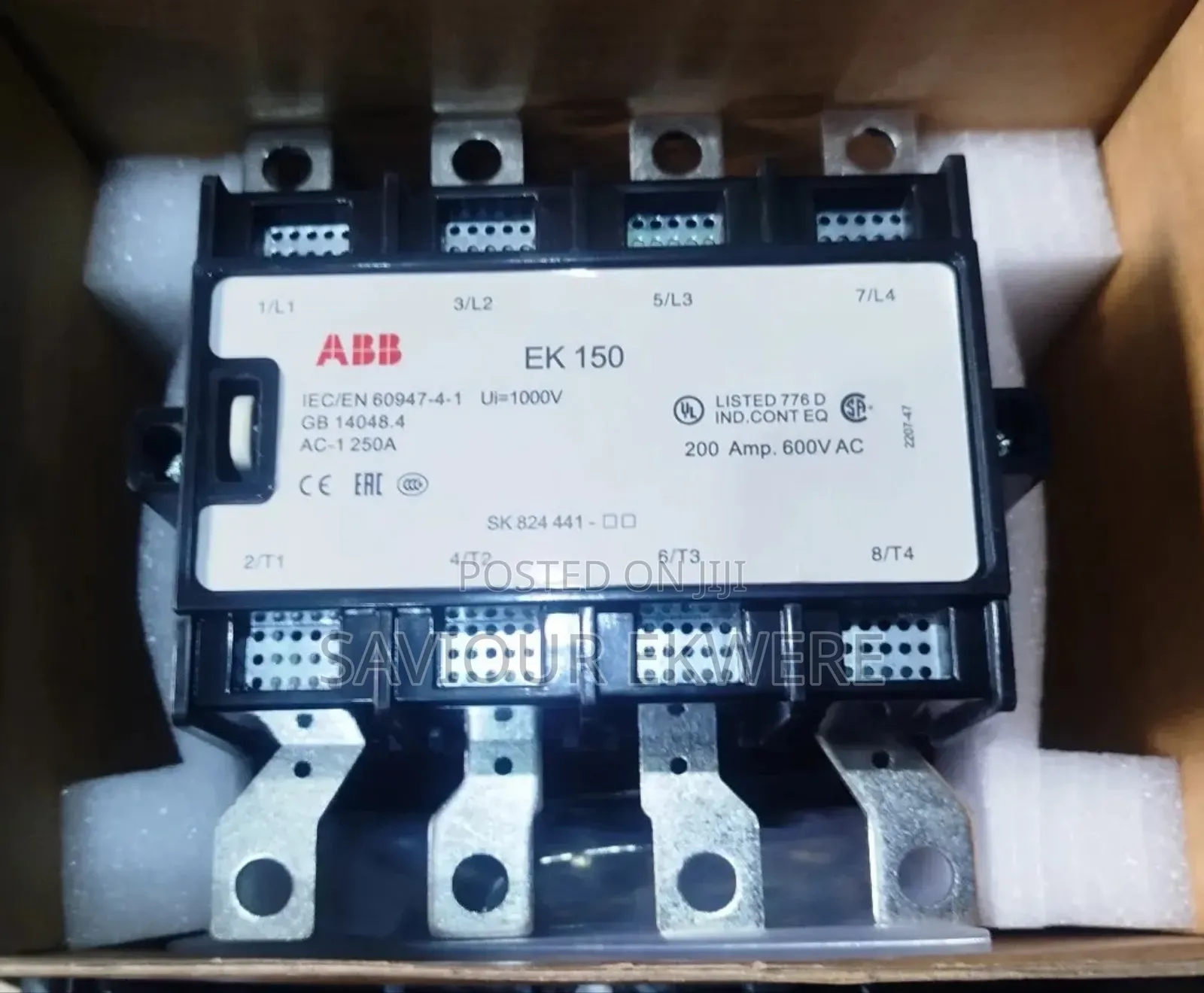 Abb 250a/4 Pole Contactor