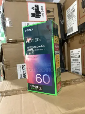 New Infinix Hot 60i 128 GB Black
