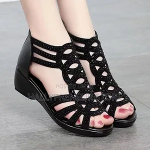 Women's Solid Sandals Office Shoes