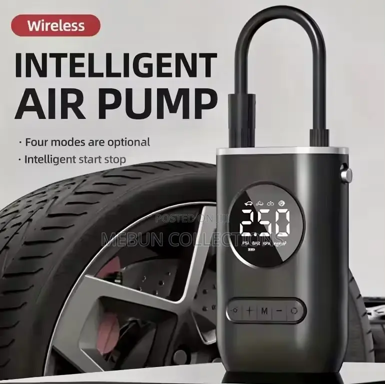 Portable Car Air Inflation Pump Wireless Digital Display