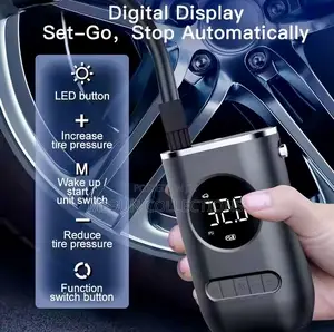 Portable Car Air Inflation Pump Wireless Digital Display