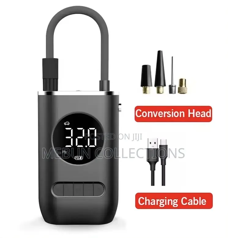 Portable Car Air Inflation Pump Wireless Digital Display