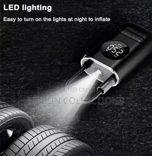 Portable Car Air Inflation Pump Wireless Digital Display