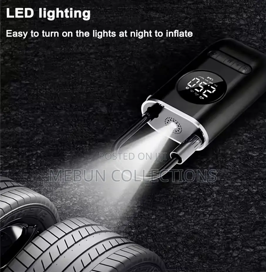 Portable Car Air Inflation Pump Wireless Digital Display