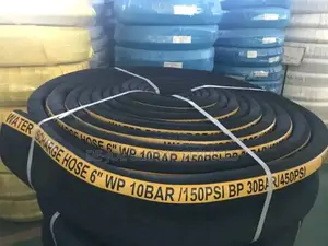 Collapsible Water Discharge Hose 10 Bar 6-Inches