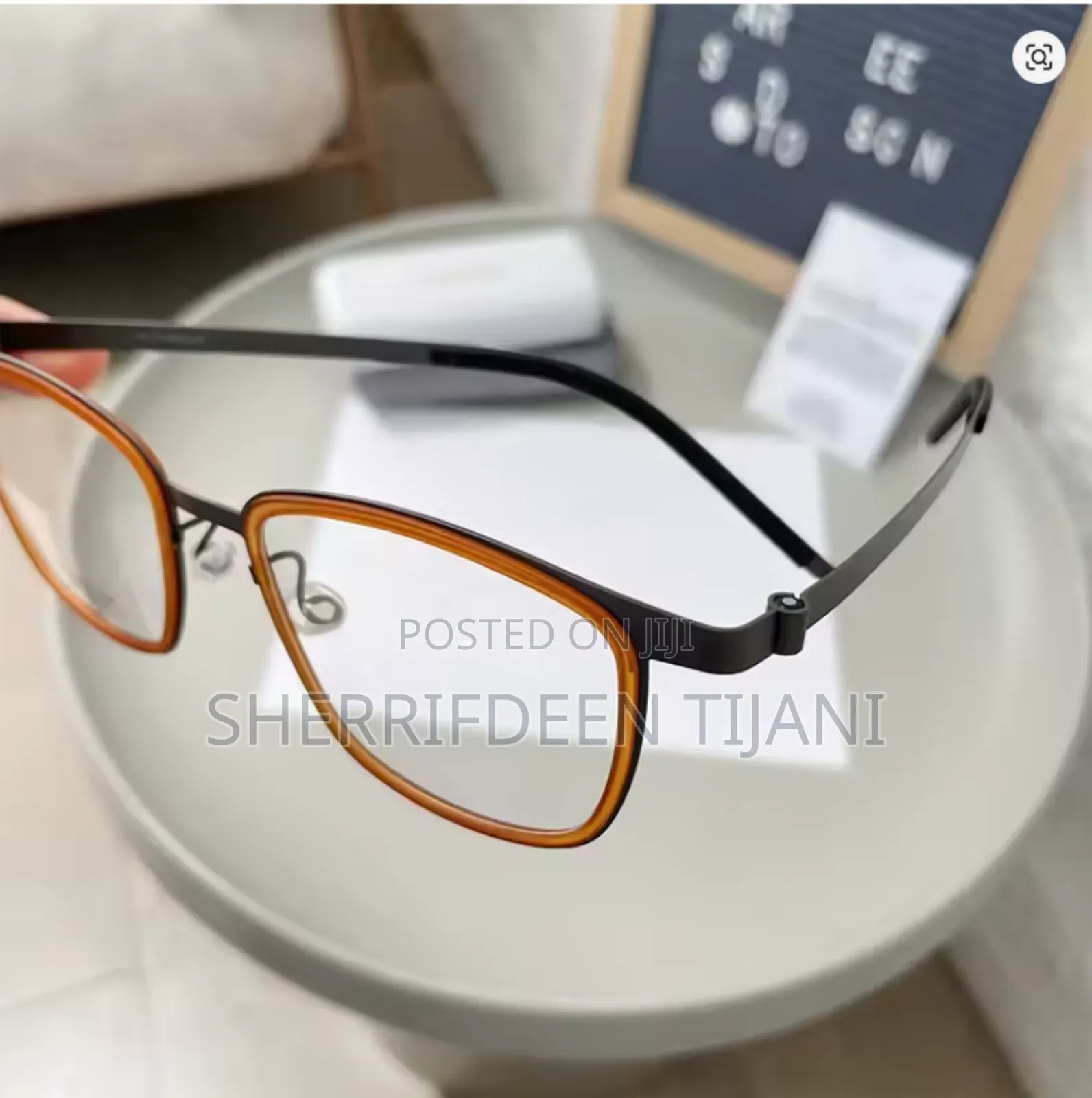 Screwless Pure Titanium Eyeglasses Frame