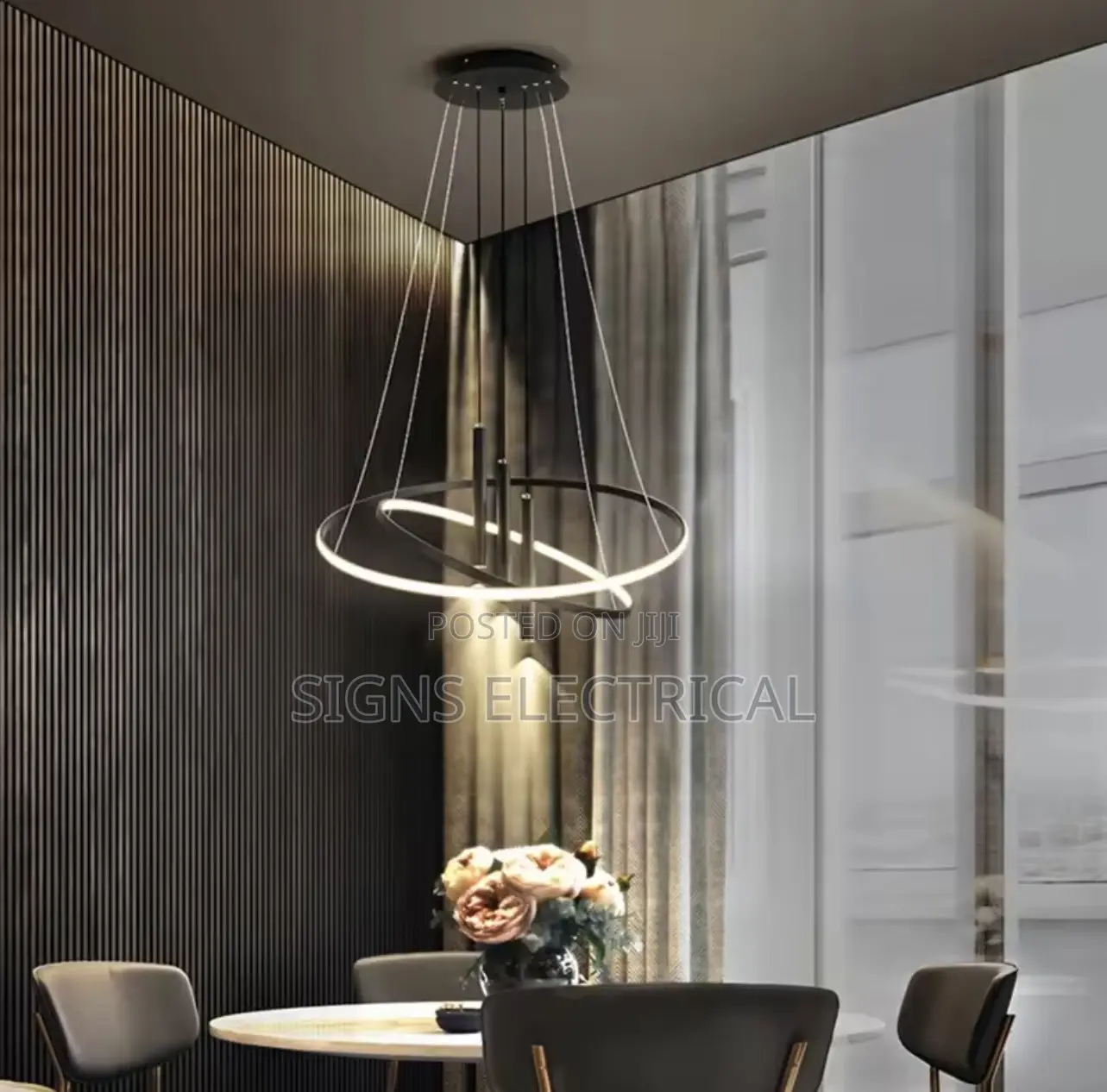Modern Led Lights Dining Room Decor