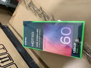 New Infinix Hot 60i 128 GB Black