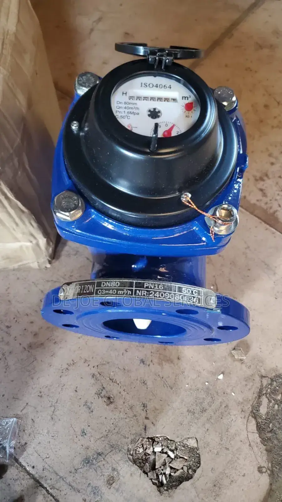 Mechanical Flow Meter Dn80 Flanged Type