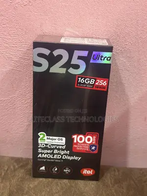 New Itel S25 Ultra 256 GB Black