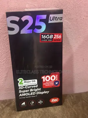 New Itel S25 Ultra 256 GB Black