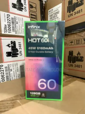 New Infinix Hot 60i 128 GB Black