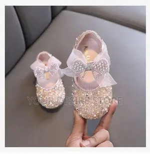 Sharon Girl All Bright Shimmer Birthday Party Shoe - Pink/Peach