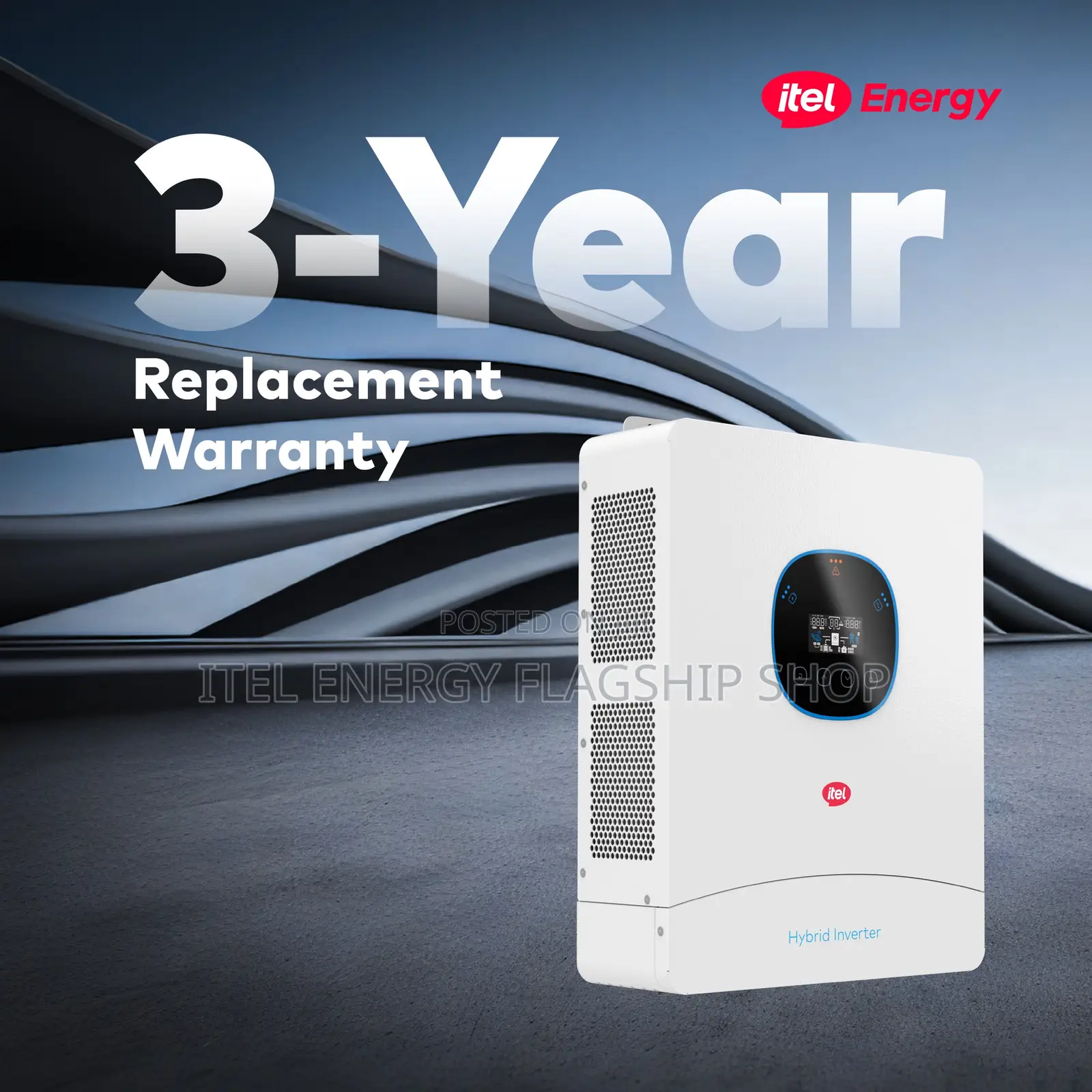 Itel Energy 4kw Hybrid Solar Inverter - ITEL ENERGY FLAGSHIP SHOP Price ...