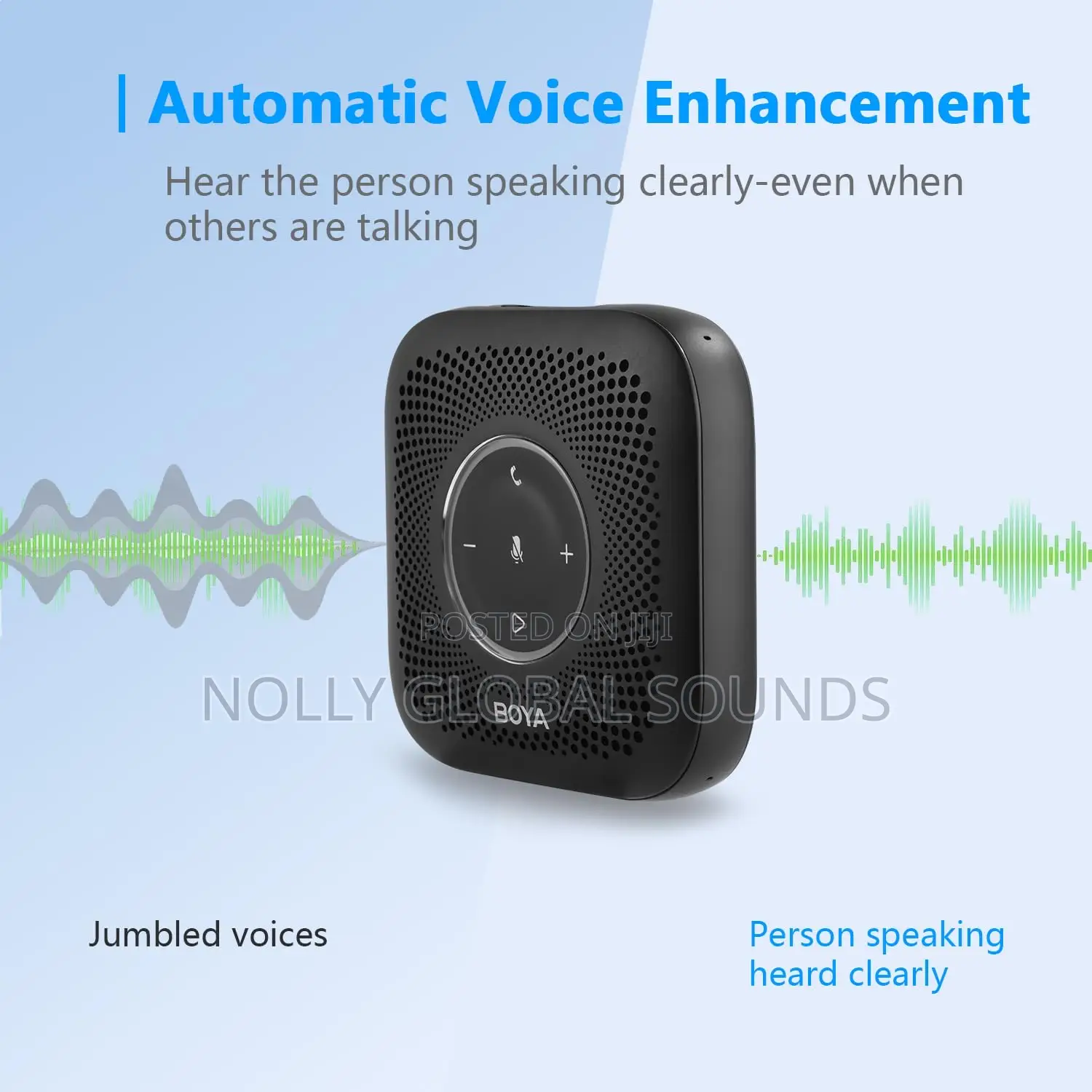 Boya Blobby Pro Bluetooth Conference Speakerphone, 360° Voice Pickup