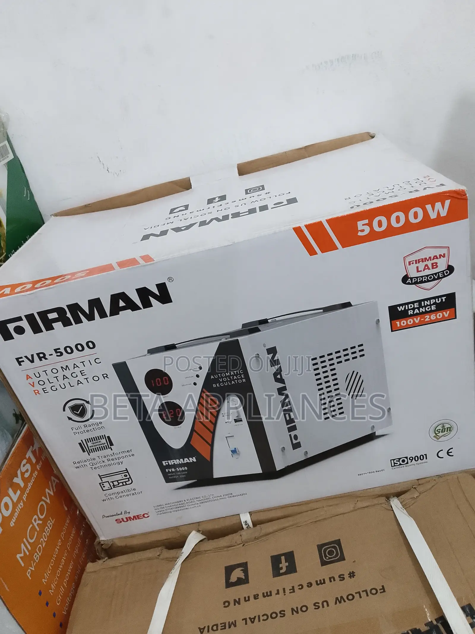 Firman 5000w Regulator for Voltage Protection