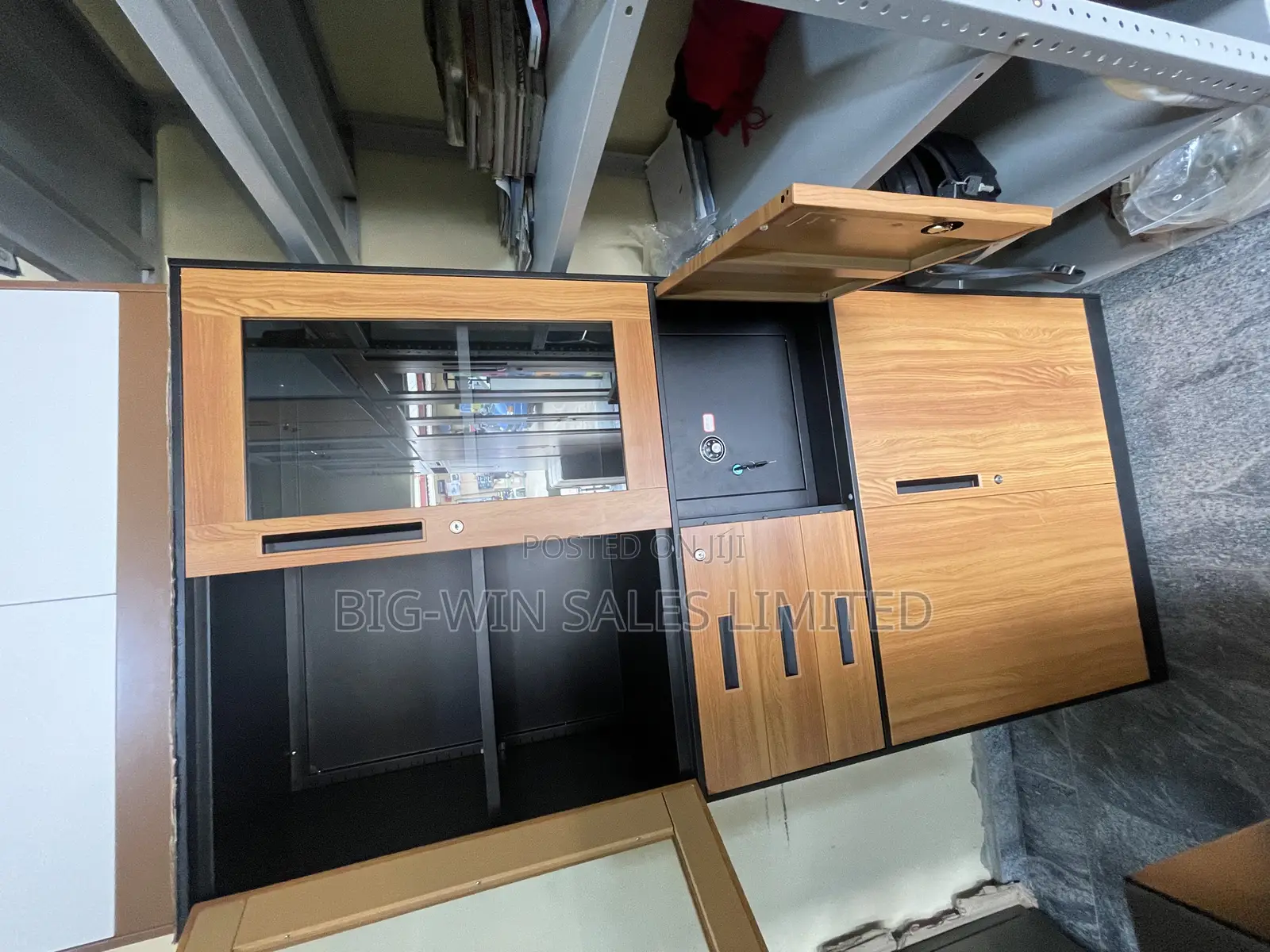 Office/ Home Shelf With Safe Box