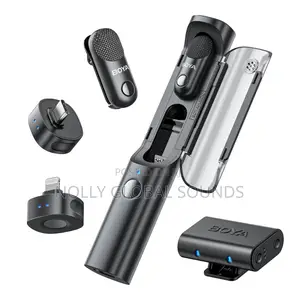 Boya Magic Wireless Mini Microphones for iPhone/Android/Pc/Camera,4in1