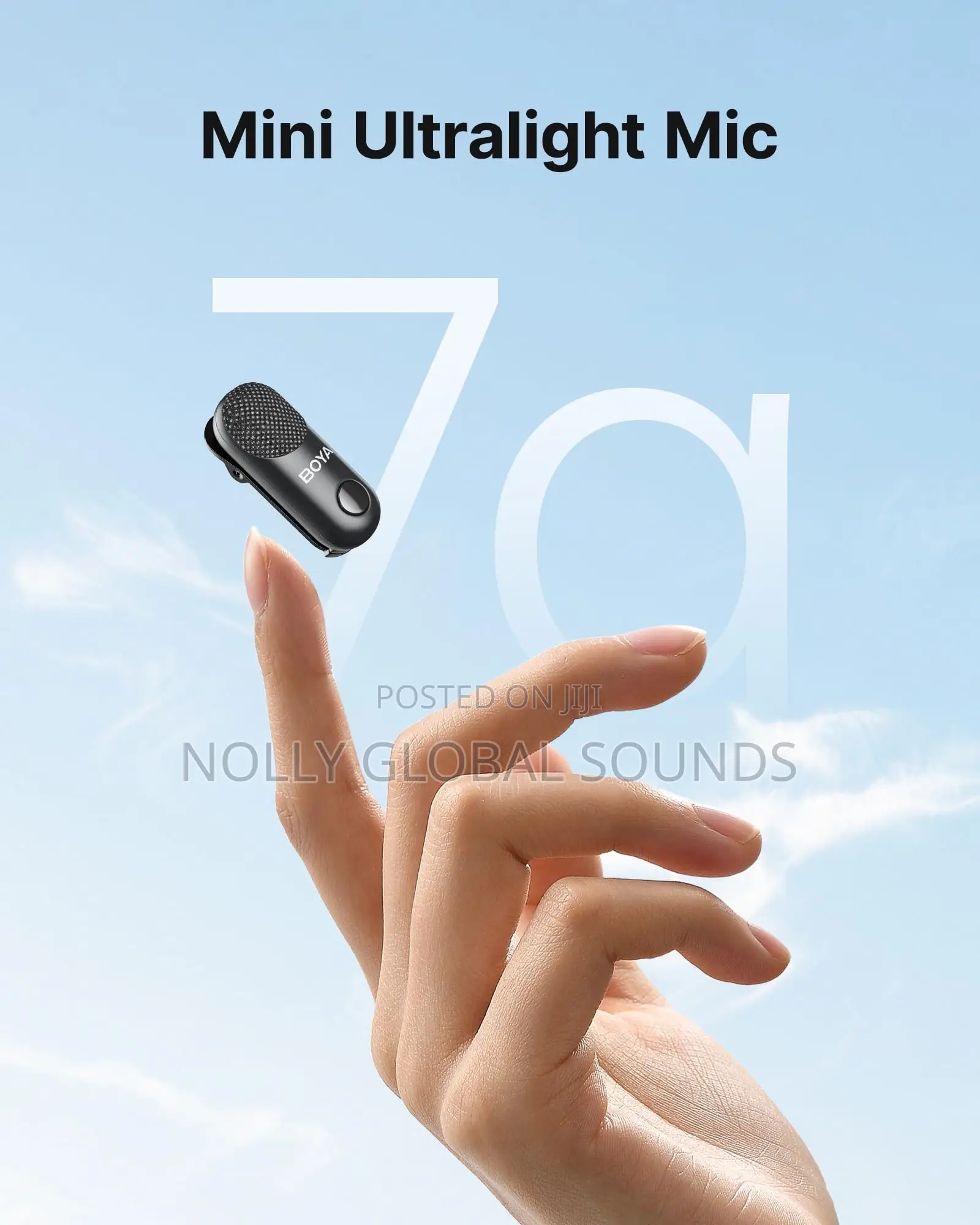 Boya Magic Wireless Mini Microphones for iPhone/Android/Pc/Camera,4in1