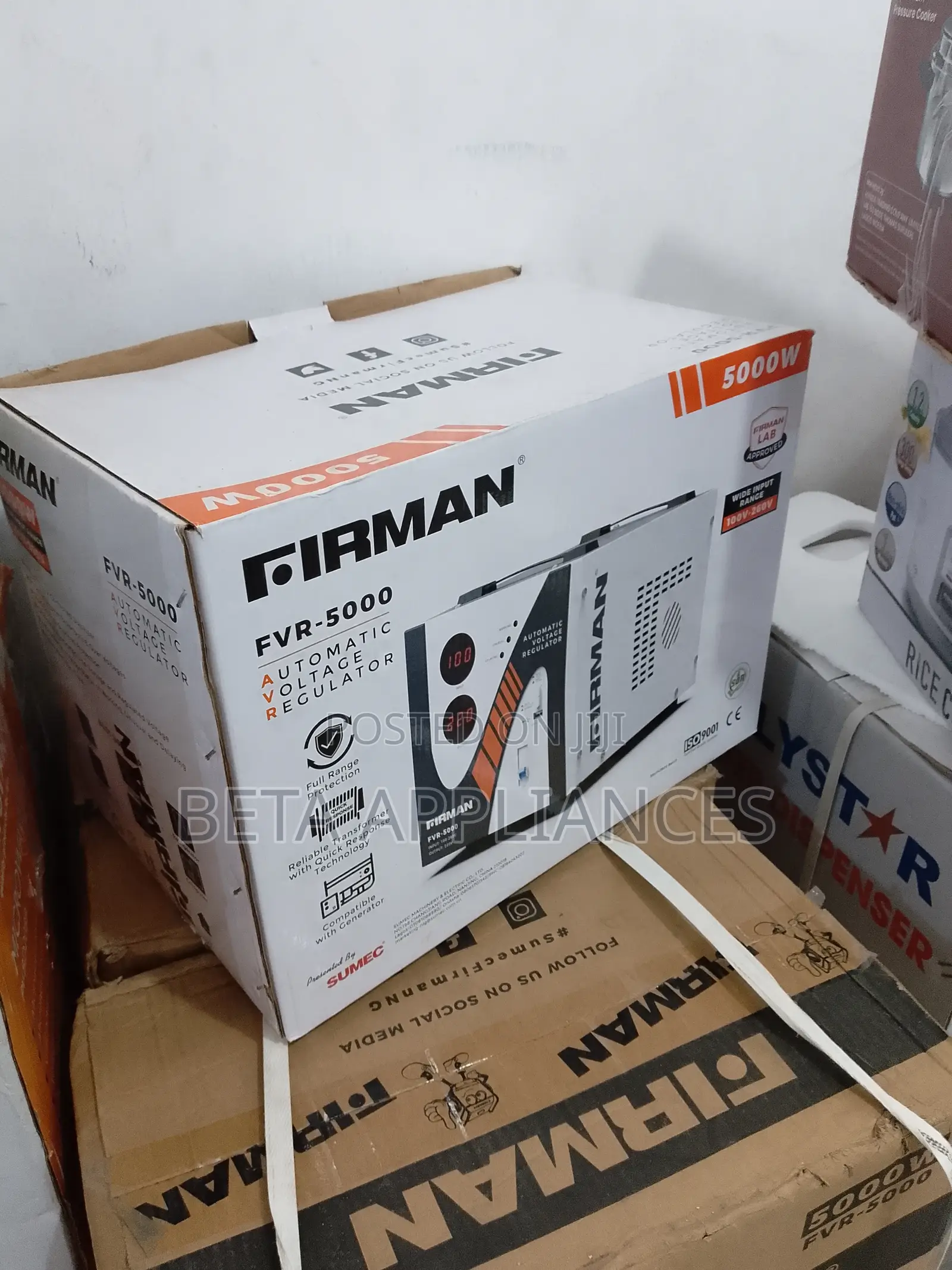 Firman Stabilizer 5000w for Sensitive Devices