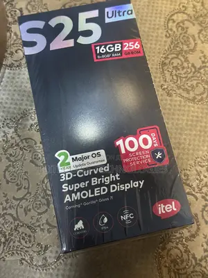 New Itel S25 Ultra 256 GB Black
