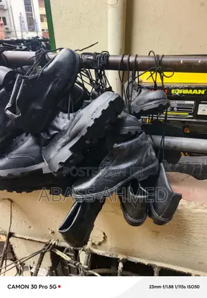 Security Boot Leather