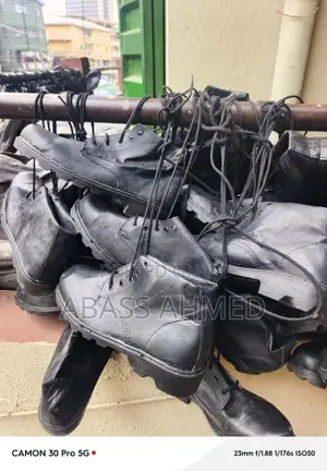 Security Boot Leather