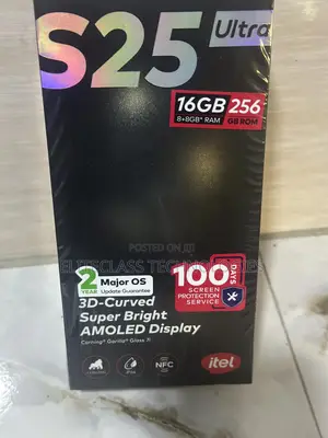 New Itel S25 Ultra 256 GB Black