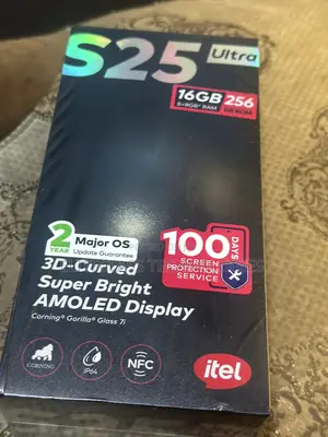 New Itel S25 Ultra 256 GB Black