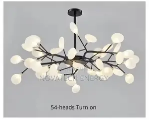Inverted Cotton Tree Chandelier Light for Homes