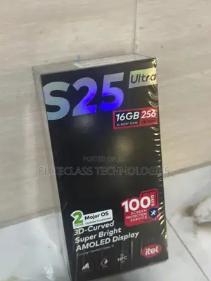 New Itel S25 Ultra 256 GB Black