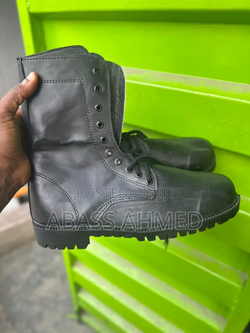 Security Leather Boot