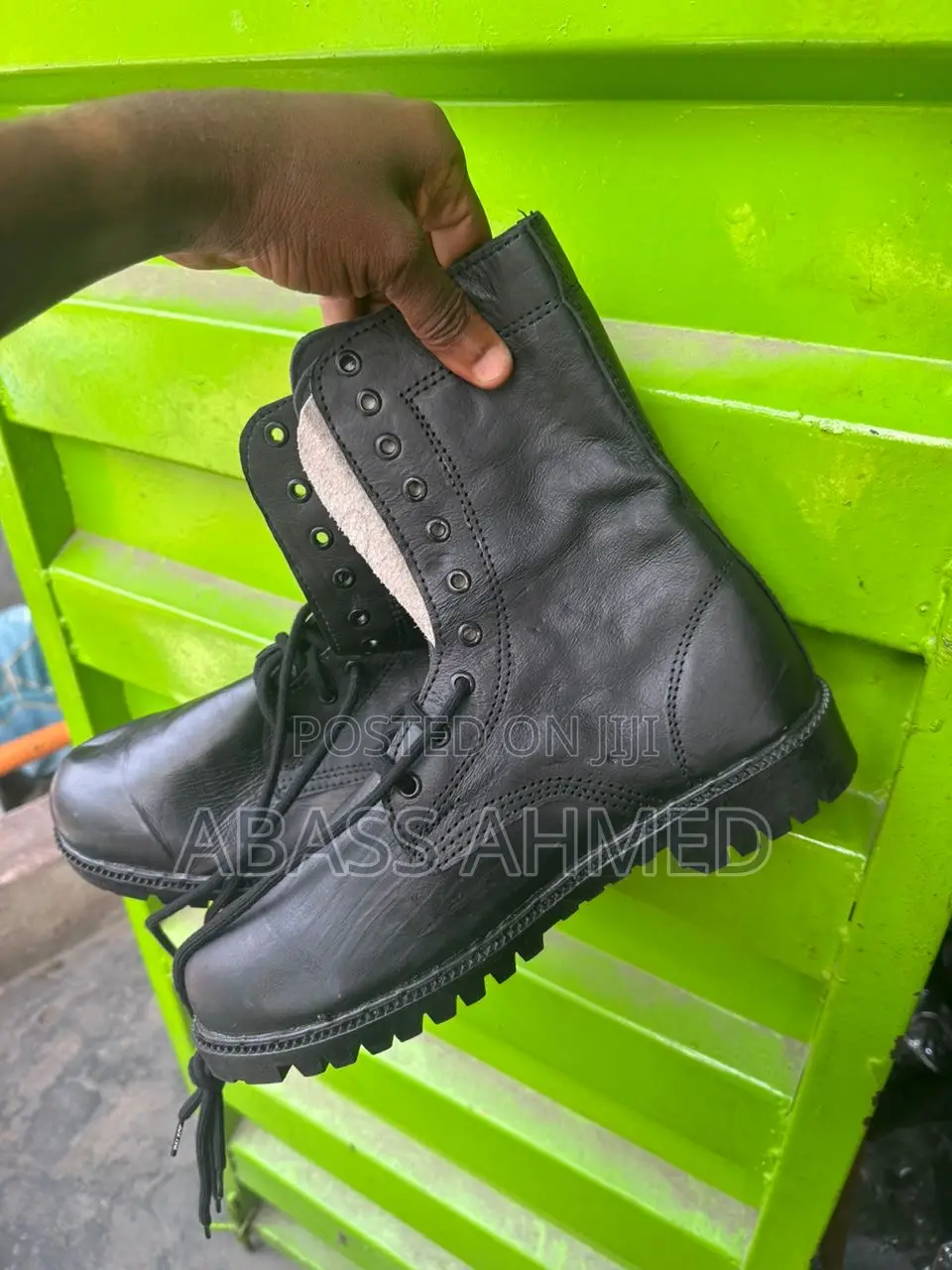 Security Leather Boot