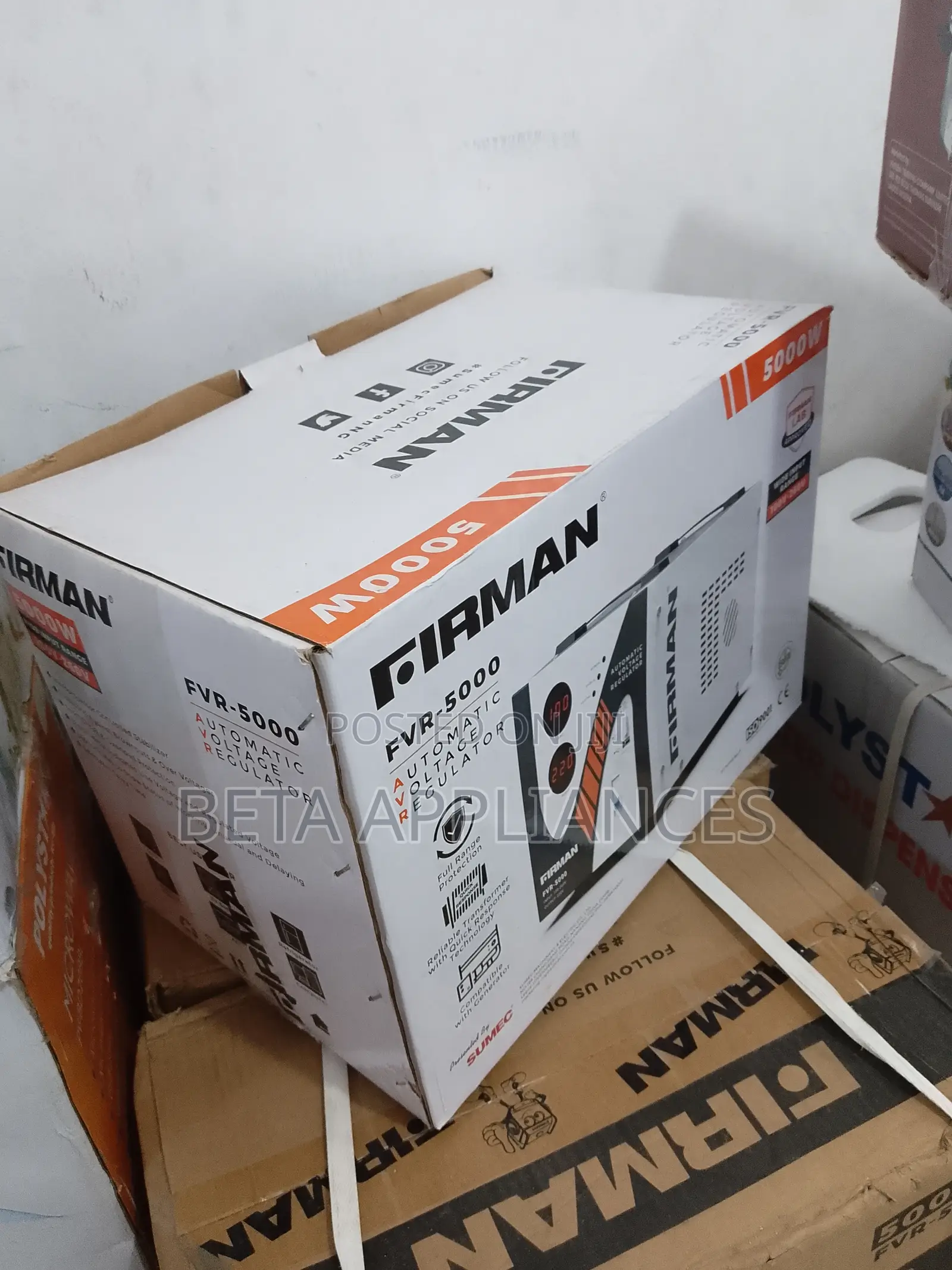 Firman Digital Regulator 5000w for Home Electronics