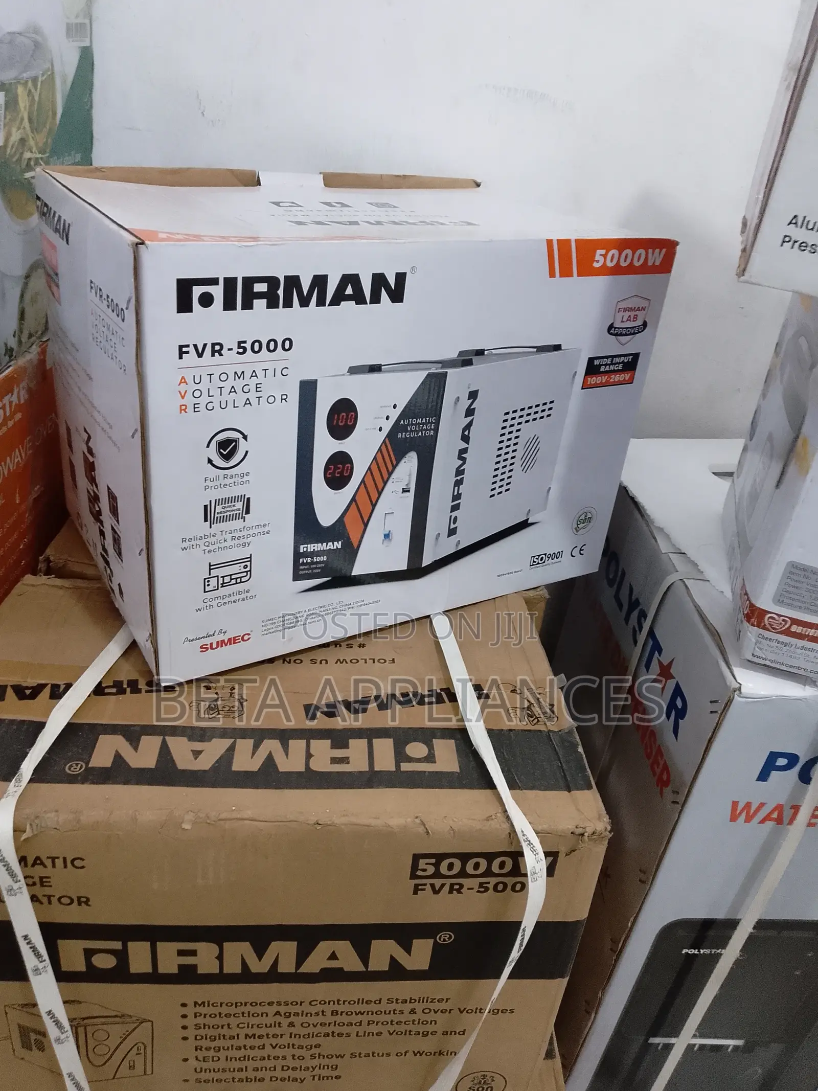 Firman 5000w Power Voltage Regulator With Stability