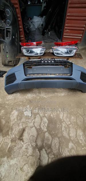 Front Bumper And Headlights Audi Q3