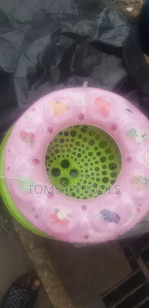 Children Swiming Lifebouy