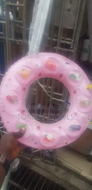 Children Swiming Lifebouy